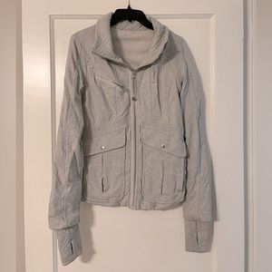 Lululemon Grey Zip Sweatshirt Jacket
